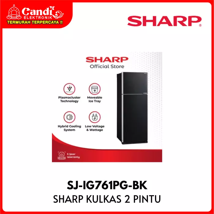 KULKAS BIG REFF 2 PINTU SHARP